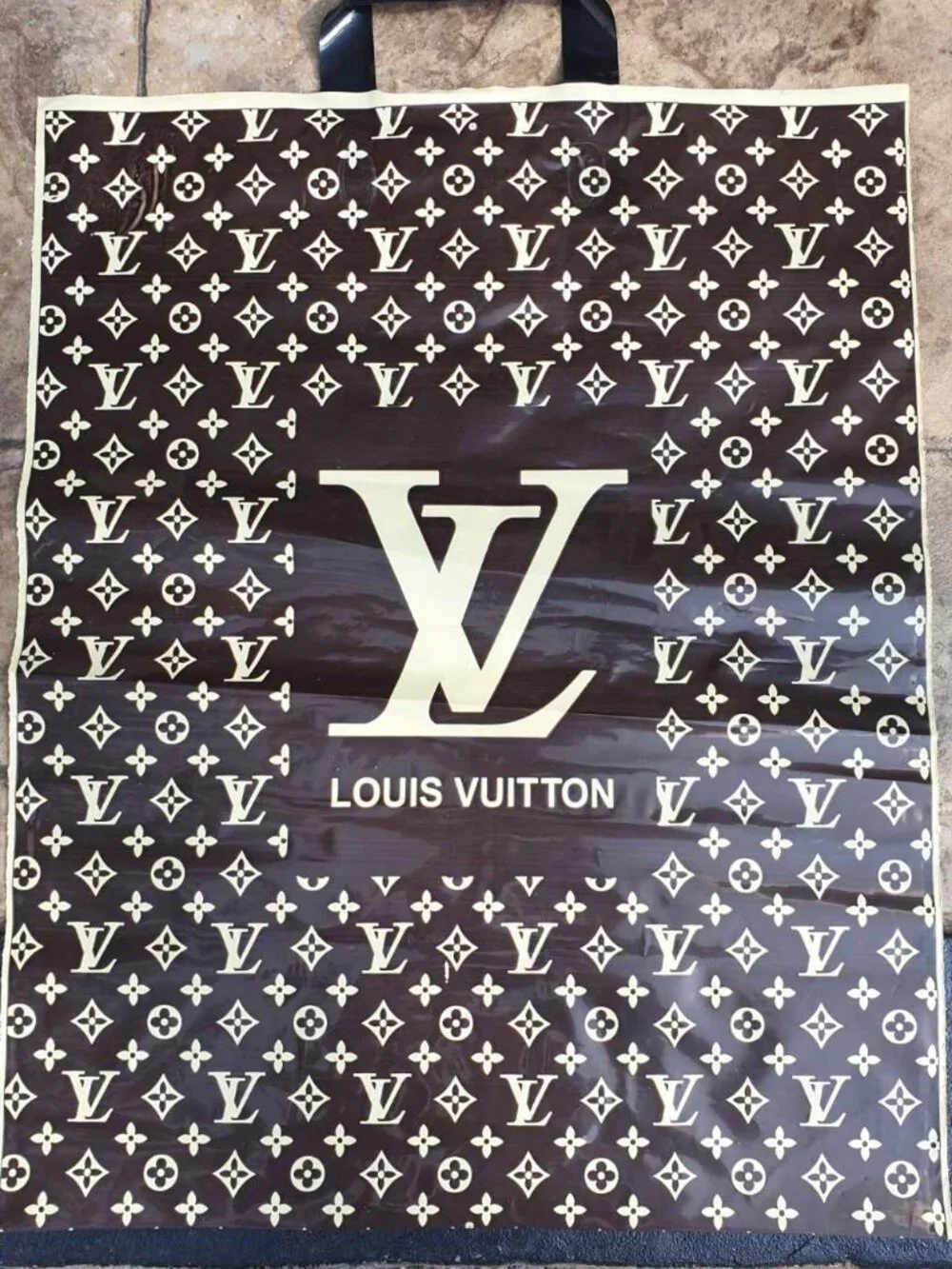 Fashion Plastic Shopping Bag Logo Luxury Boutique Gift Packaging 20 x 16 Inches